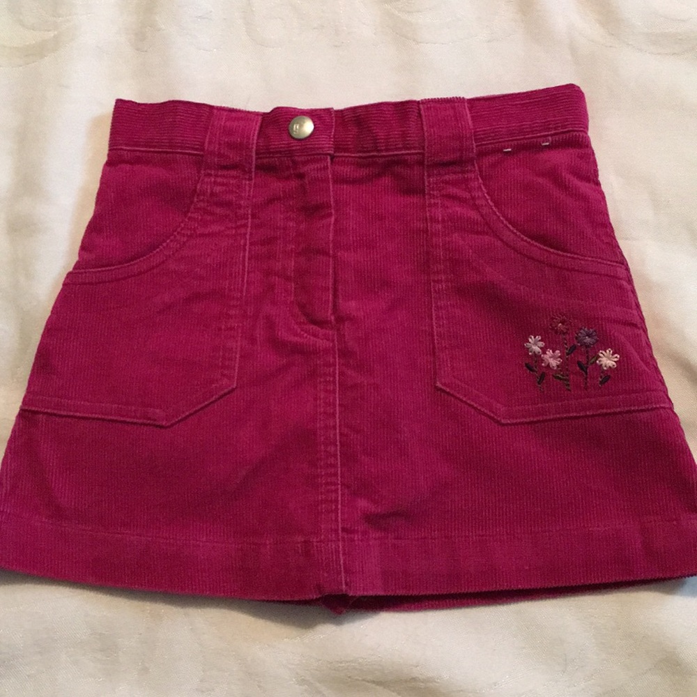 Vintage Gymboree Pretty In Plum cord skort Sz 4